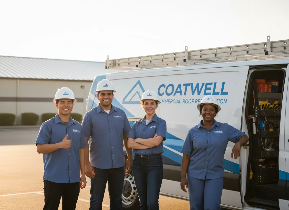 Commercial roof coating company in Reddell, LA